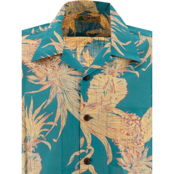Sun Surf Sun Surf Island Pineapple Shirt Tag Size M Men - Picture 3 of 4